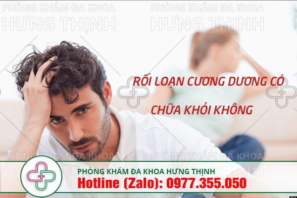 rối loạn cương dương có chữa được không
