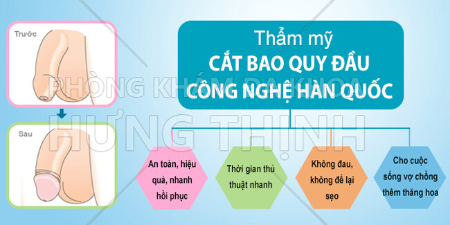 phương pháp cắt bao quy đầu hưng thịnh