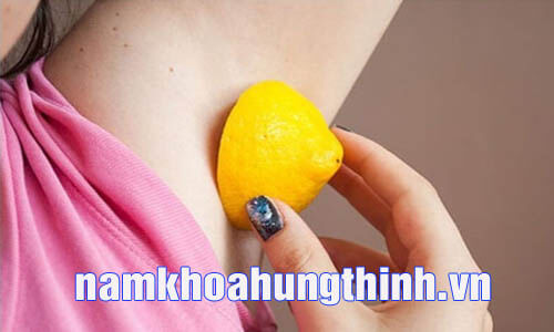 chữa bệnh hôi nách bằng chanh