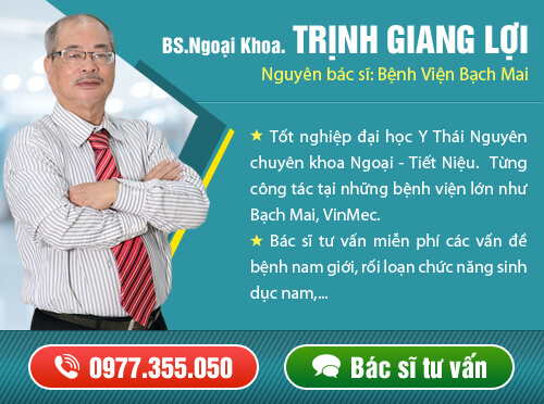 Bác sĩ nam khoa trịnh giang lợi